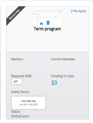 Re-Apply button location